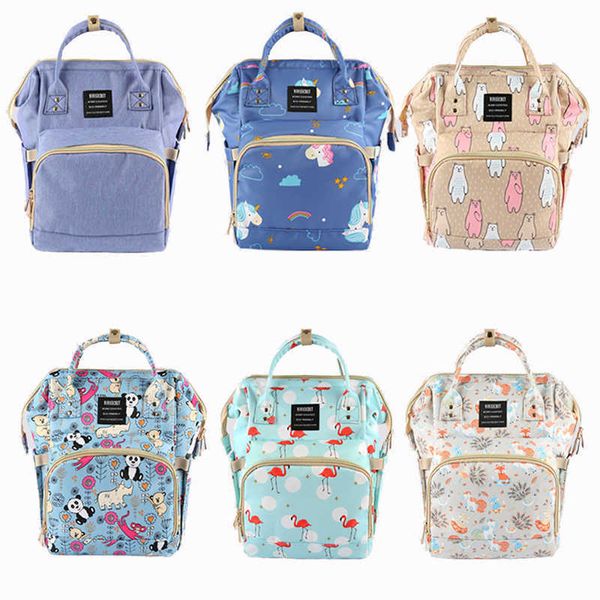 

infant baby diaper bag babies care mummy maternity bags pink unicorn large capacity insulation portable nappy backpack baby bags 7 colors