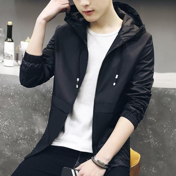 

men's jackets hooded men 2021 patchwork color block pullover jacket fashion tracksuit casual coat hip hop streetwear, Black;brown