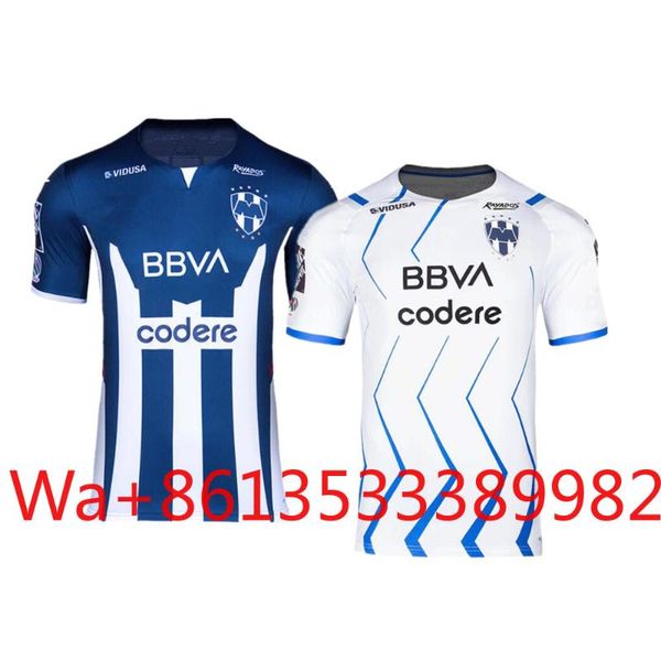 

men's t-shirts 2021 2022 liga mx monterey jersey shirt d. pabon r.funes mori ake loba v.janssen .vangioni uniform, White;black