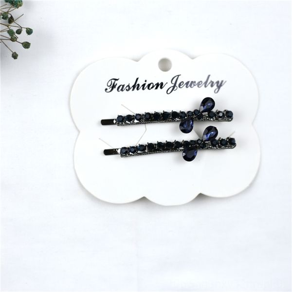 

u8lb girl's simple barrettes clips elegant hairpin one side and korean girl's simple and elegant hairpin with sclip with bangs, Golden;silver