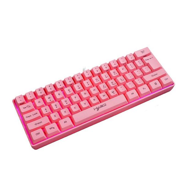 

keyboards gaming keyboard rgb lighting 61-key multiple shortcut key combinations mice computer peripherals
