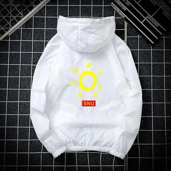 

men's jackets 2021 summer korean version of the couple male loose hip hop printing hooded sunscreen clothing m-5xl size streetwear, Black;brown