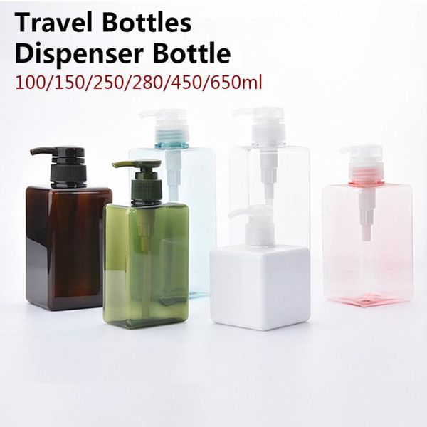 

liquid soap dispenser travel bottles bottle multiple capacities empty press type shampoo body wash lotion bathroom