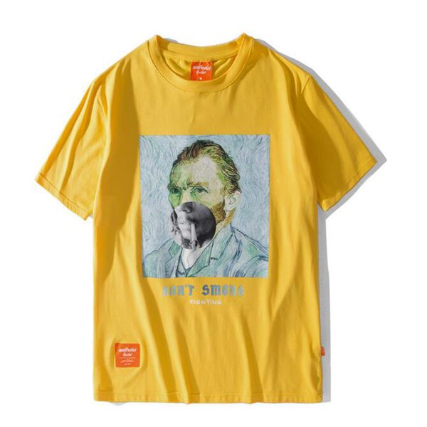 

2021 brand men crew neck funny printed cotton t shirts graphic designer short sleeve oversize hip hop casual boyfriend tshirt tee, White;black