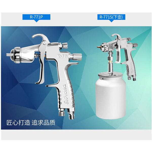 

professional spray guns taiwan prona pneumatic gun r771 high atomization auto furniture paint manual