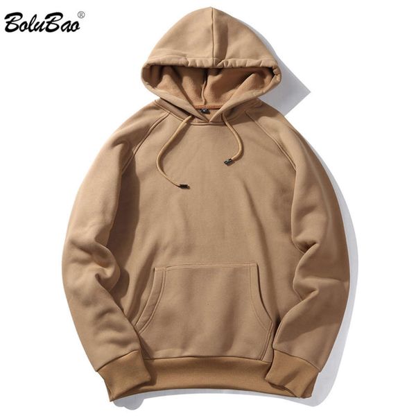 

bolubao merk heren hoodie sweatshirt lente en herfst mannen effen kleur lange mouwen paar s, Black