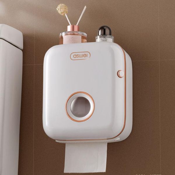 

toilet paper holders hanging holder waterproof rolling tissue box wall portable dispenser banheiro bathroom products df50b