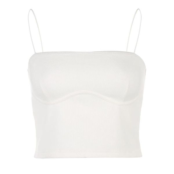 

women's tanks & camis summer fashion women street slim solid camisole, White