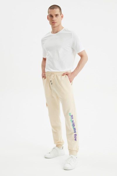 

running pants trendyol male sweatpants tmnss21ea0180, Black;blue