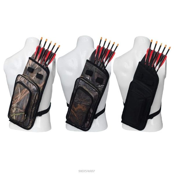 

stuff sacks arrow quiver adjustable archery bag hunting back tube with strap case holder m10 21 wholesales