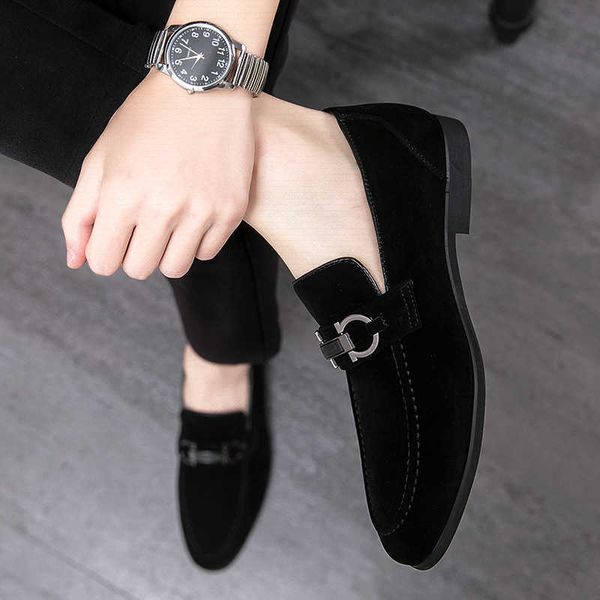 

summer 2021 korean busins sho men's fashion casual large size british