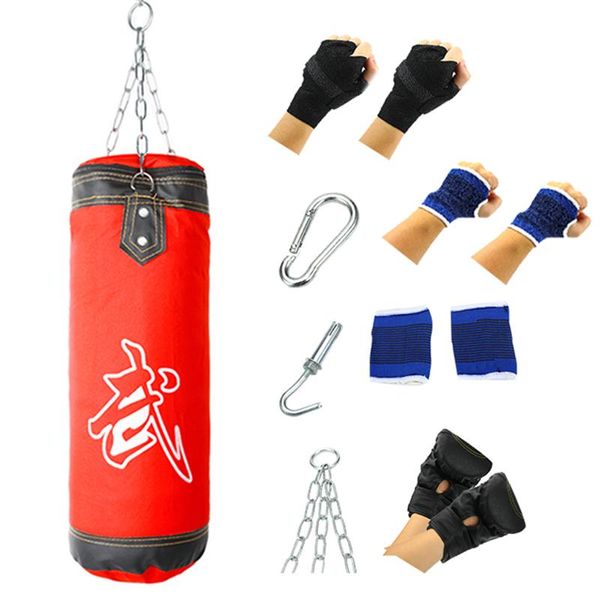 

sand bag 12 pcs height 60 to 120cm sanda boxing training sandbags striking drop hollow punch target fitness