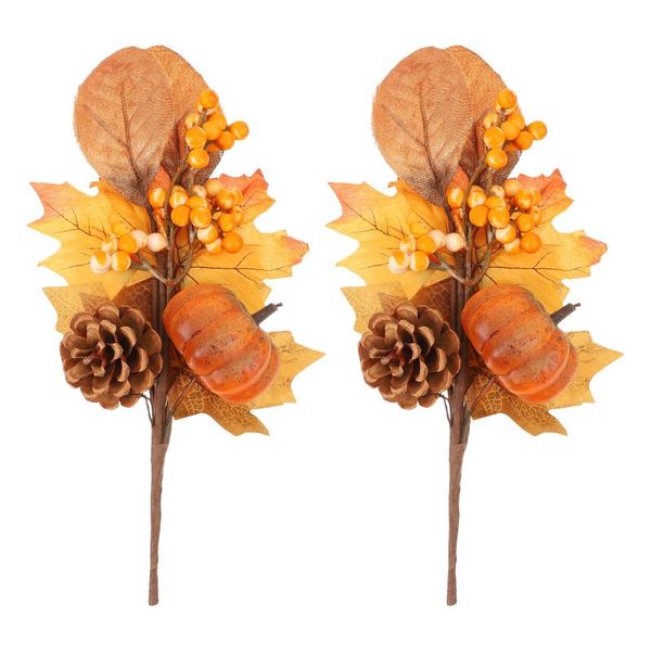 

decorative flowers & wreaths 2pcs lifelike adorn fake flower decors branches decor