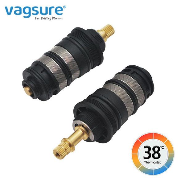 

quality black intelligient thermostat cartridge temperature control mixing valve for bathroom shower faucet core replacement sets