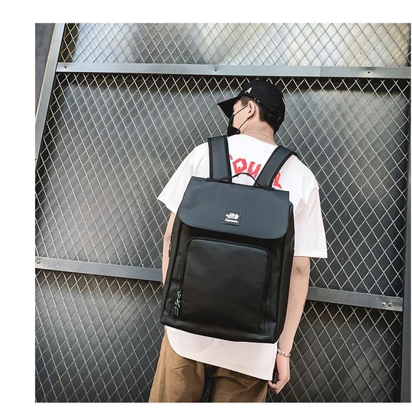 

men's computer backpack school bag female outdoor simple and casual