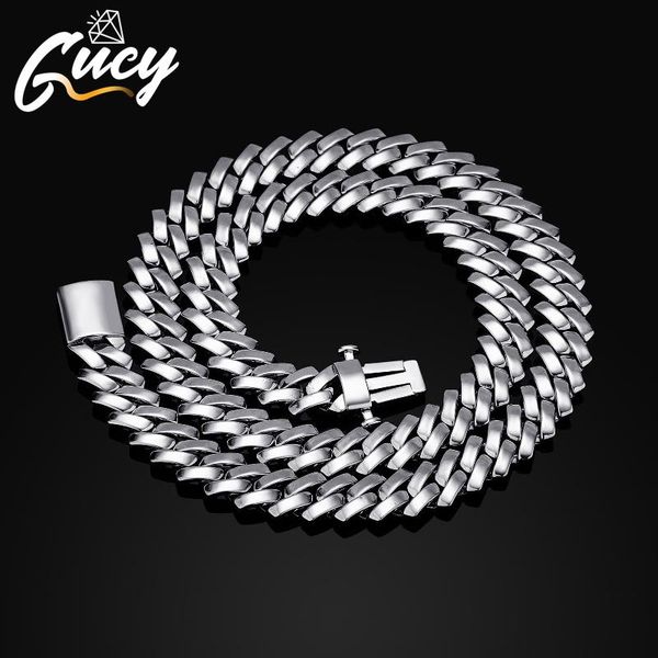 

chains gucy 10mm/12mm cuban miami necklaces big heavy gold silver color chain for men hip hop rapper jewelry