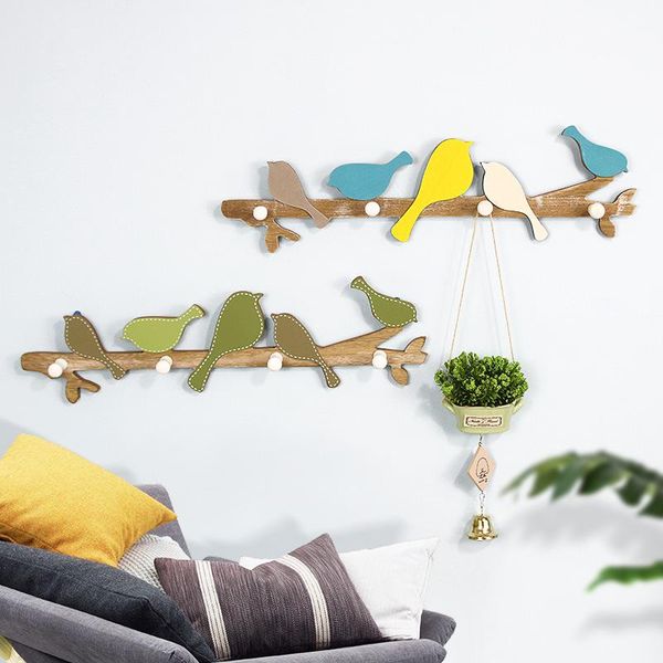 

other home decor decoration wall wooden birds coat hook rail clothes hanger children bedroom door hanging decorations interior