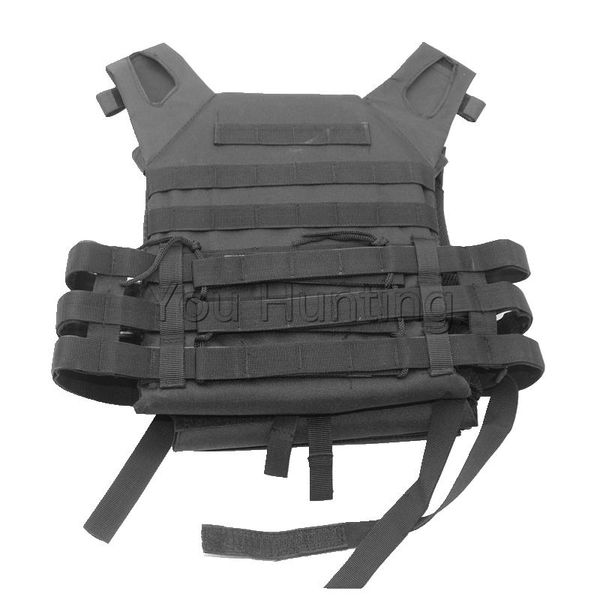 

tactical military vest paintball wargame body molle hunting outdoor sports equipment jpc plate carrier clothes jackets, Camo;black