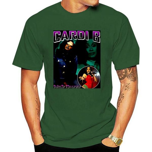 

men's t-shirts design cardi t-shirt rnb hip hop rap music tee shirt reprint s-4xl b370, White;black