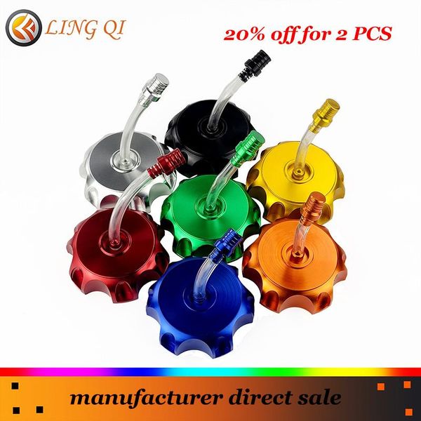 

motorcycle fuel system thread feel tank cap universal cnc aluminum accessories parts gas petrol for dirt/pit bike atv quad