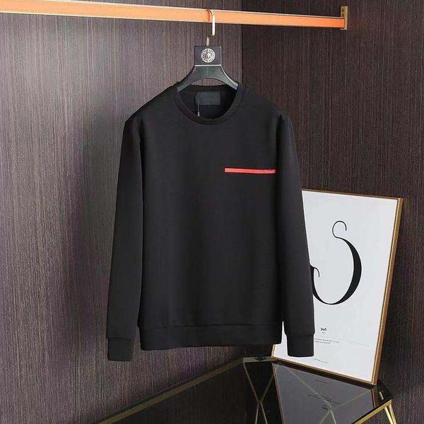 

factory outlet brand hoodie men's pullover long sleeve fashion letter print casual sweatshirt lively hip hop boys' 2021, Black