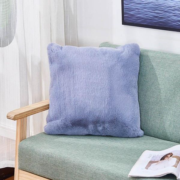 

1pc 3 size sofa plush chair seat cushion cover decorative case creative mat faux fur pad home decor cushion/decorative pillow