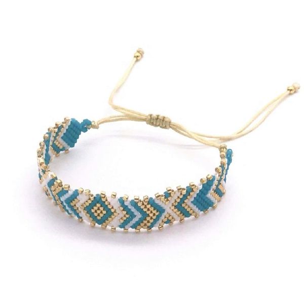 

charm bracelets go2boho evil eye bracelet women turkish jewelry bileklik 2021 mexican pulseras ladies handmade woven gift, Golden;silver