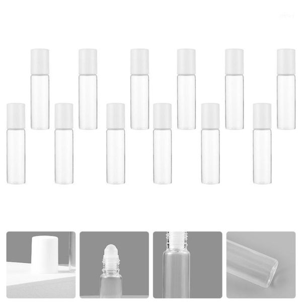 

storage bottles & jars 12pcs empty roller bottle essential oil refillable sub