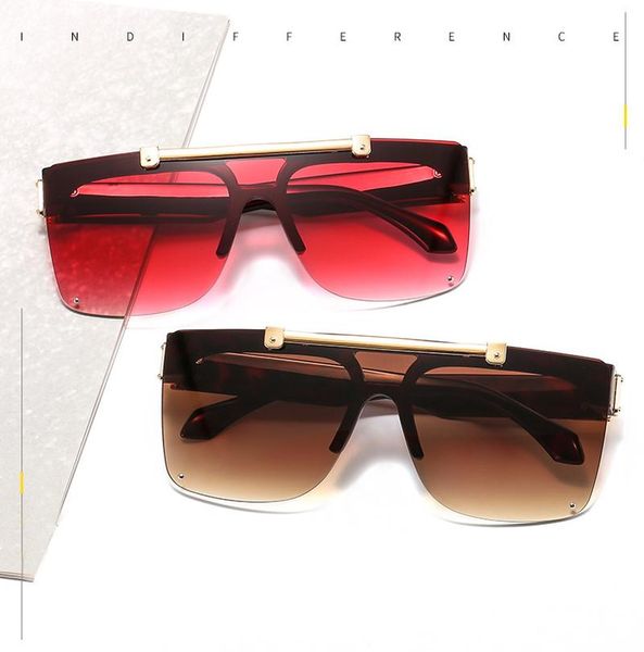 

sunglasses fashion trendy sun glasses one-piece flip men women 2021, White;black