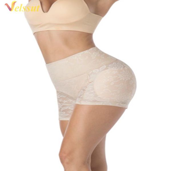 

women's shapers velssut womens high waist hip padded panty bulifter tummy control panties body shaper thigh slimmer shapewear, Black;white