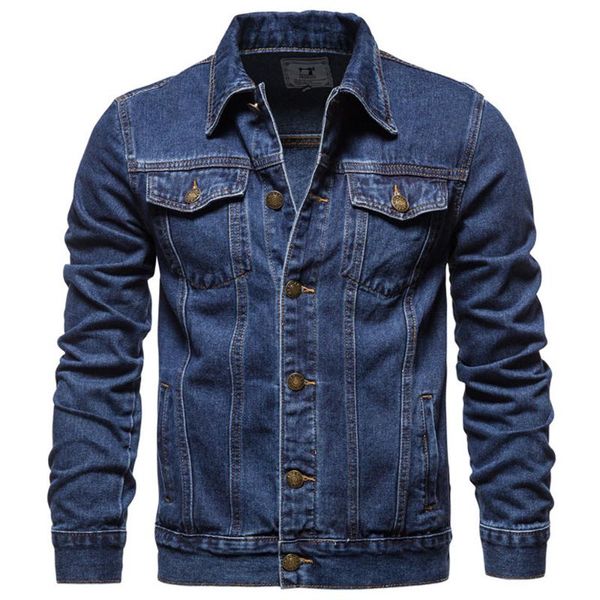 

men's jackets 2021 arrivals denim jacket men casual fashion plus size 5xl jeans man coat black blue overcoat spring autumn, Black;brown