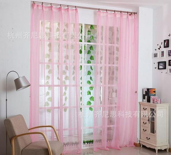 

curtain & drapes interior decoration curtains multi-color window screening voile wedding festive supplies