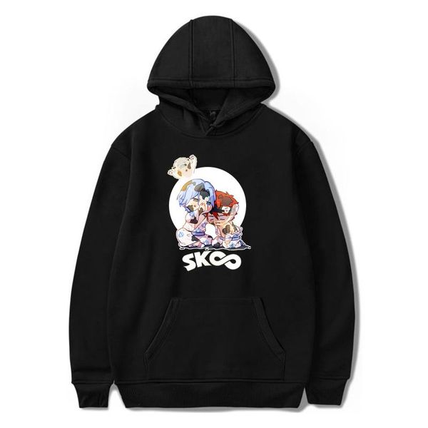 

women's hoodies & sweatshirts anime sk8 the infinity manga printed langa hasegawa for men/women jacket coat harajuku oversized pullov, Black