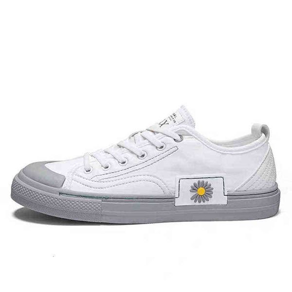 

autumn men's casual shoes sports board little daisy flat bottomed trendy, Black