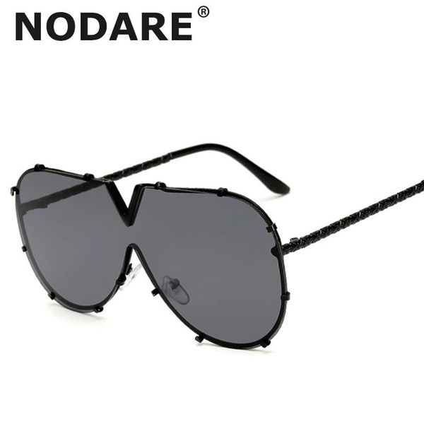 

sunglasses 2021 fashion brand designer large frame women vintage men sun glasses retro gradient square v style uv400 eyewear, White;black