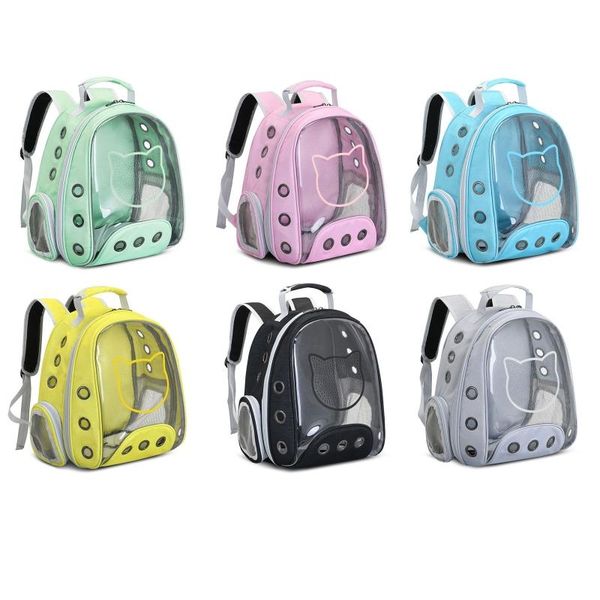 

backpack transparent space pet breathable panoramic cat dog astronaut handbag outdoor carrier for travel hiking