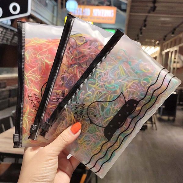 

rubber band for baby girl's hair 1000 pieces, 1 package, Pink