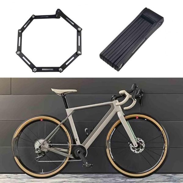 

bike locks bicycle lock folding heavy duty metal portable motorcycle for electric