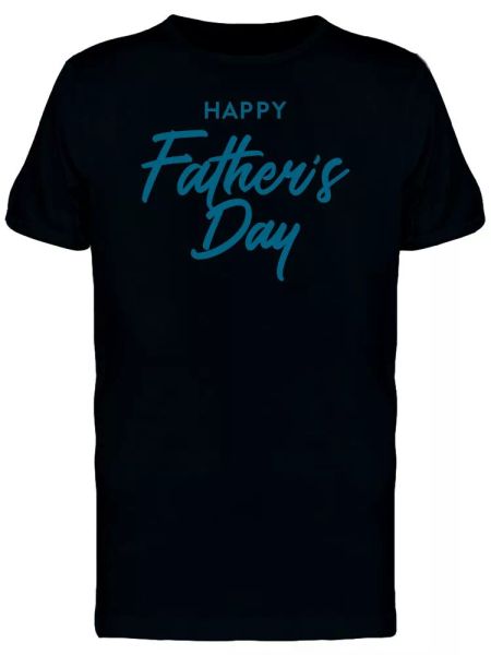 

Fathers Day Curve Font Men's Tee -Image by Shutterstock, White;black