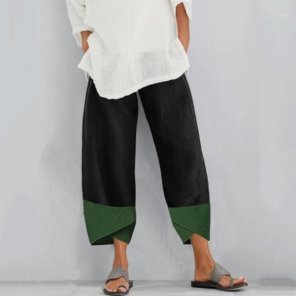 

yoga outfit relax pants women lady casual flowers print elastic waist wide leg trousers harajuku gym clothing conjunto#30