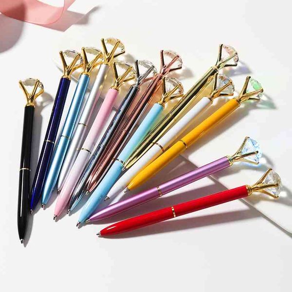 

big diamond metal ball enterprise advertisement gift crystal pen
