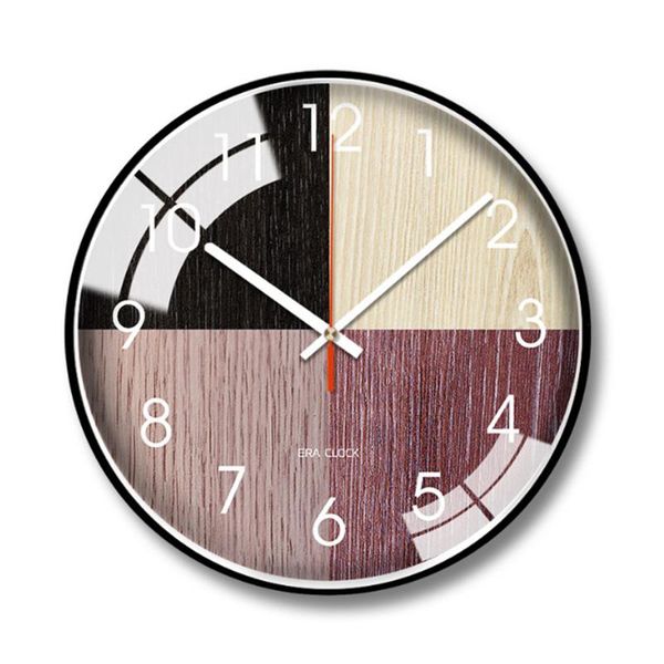 

wall clocks wood design metal clock vintage retro modern simple wooden bedroom home decor hanging watch timer