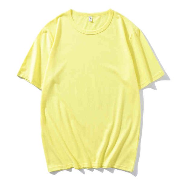 2022 MrMt Algodão Mens Em Branco T-Shirt Crewneck Cor Sólida Casual Homens Tops Tops Camiseta Para Homem Masculino Camisetas Roupas G220223