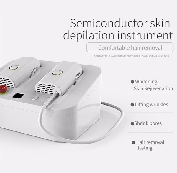

beauty laser machine 808nm diode at home permanent painless whole body hair removal skin care device#001, Black