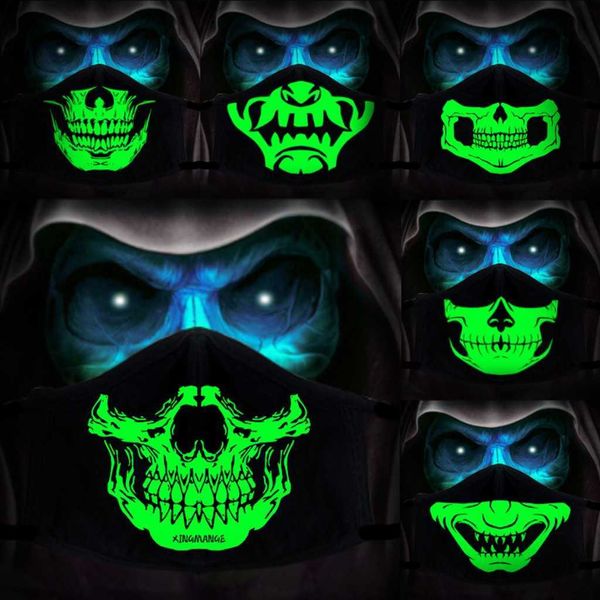 

mascarillas cotton masqu personalized fashion luminous masque face masqu masque cubre bocas halloween cosplay