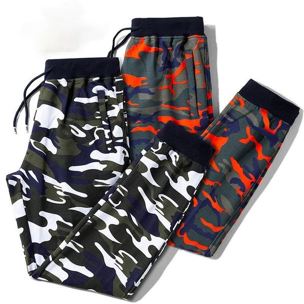 

men's pants cotton camouflage jogging cargo men casual sports trousers male fashion plus size sweatpants japanese streetwear 7xl, Black