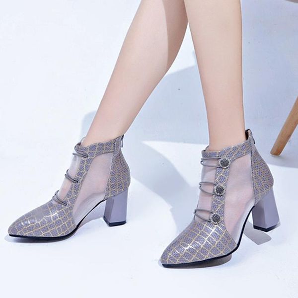 

fashion retro womens flats comfortable thick heel non-slip roman shoe short boot zapatos de botas mujer female ankle boots xncw, Black