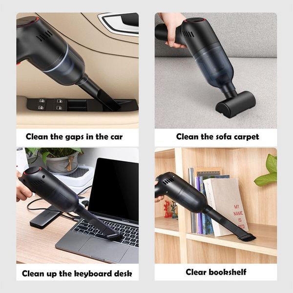 

vacuum cleaners portable car cleaner wireless rechargeable household handheld automatic 8000pa high suction power set