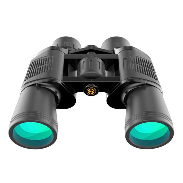 

telescope & binoculars 10x50mm portable compact pocket folding with green flim for hiking travelling (black)
