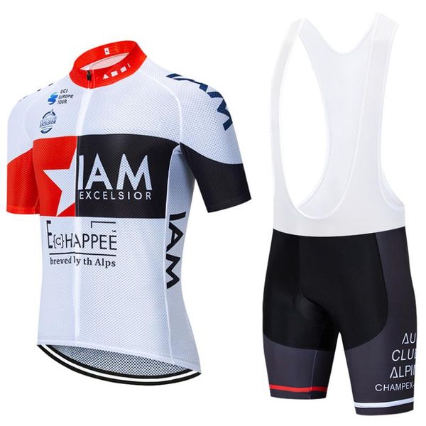 

racing sets 2022 team i am cycling jersey 20d bike pants suit mens summer quick dry pro bicycling shirts maillot culotte wear, Black;blue